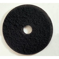 BLACK, FLOOR STRIPPING (NYLON) 10" pad, 3" hole (5)