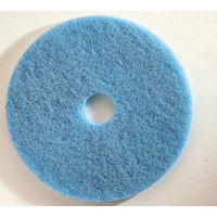 BLUE, SCRUBBING (NYLON) 11" Pad, 3" Hole (5)