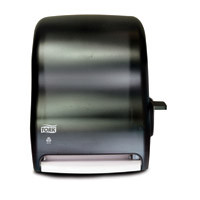 TORK QUICKVIEW LEVER ROLL TOWEL DISPENSER Auto transfer roll dispenser 