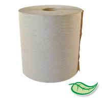 ACTIVA® 100% RECYCLED 7.9" ROLL PAPER HAND TOWELS Natural 12/600' 