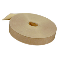 BROWN GUMMED TAPE ON ROLL - 1" WIDE