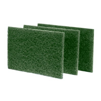 HEAVY DUTY SCOURING PADS  Green 6x9" heavy-duty pad 