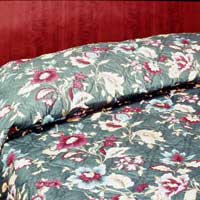 THE INN COLLECTION HARVEST PATTERN Twin bedspread 81x110" 