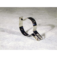 STYLE "B" HANGER SECURITY RING  Chrome attachment filts over closet rod