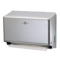 DISPENSER - MULTIFOLD & C-FOLD PAPER TOWELS 11.125x3.875x7.87" chrome dispen 