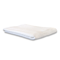 GOLD COLLECTION CAMELOT BORDER COTTON/POLY WHITE GUEST TOWELS Washcloths 12x12" 1lb/dz (sold in 5dz increments)
