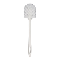 RUBBERMAID® TOILET BOWL BRUSH 14.5" White brush & plastic hand 