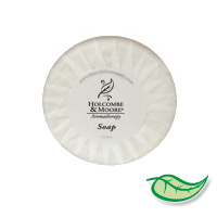 HOLCOMBE & MOORE® LEMONGRASS EUCALYPTUS BAR SOAP White Tissue Wrapped .75 OZ, Packed 400