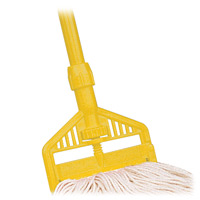ULTRA LITE™ SIDE RELEASE FIBER GLASS MOP HANDLE Complete head on stick Size: 1 Inch x 60 Inches