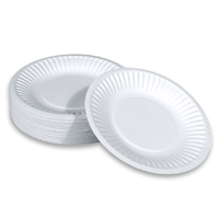 PAPER PLATES  9", White, Packed 1000 