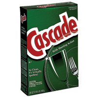 CASCADE MACHINE DISHWASHING POWDER Packed 24/20 oz boxes 