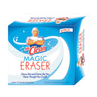 MR. CLEAN® MAGIC ERASER ORIGINAL SCRUBBER 6 boxes containing 6 Erasers, Size: 4.6" x 2.3" x 1.0"