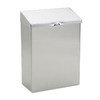 SANISAC WALL MOUNTED NAPKIN DISPOSAL UNIT Stainless Steel Sanisac Unit 