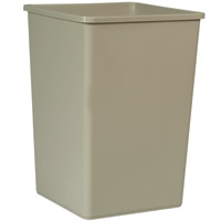UNTOUCHABLE® CONTAINERS AND LIDS 35gal Beige square container 