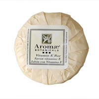 AROMAE FACIAL SOAP WITH VITAMIN E 1.05oz, pleated. Packed 288 