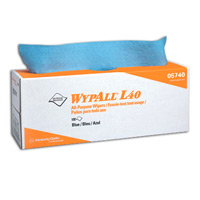 WYPALL® L40 WIPERS Pop-up box, blue. DRC. (9/100)