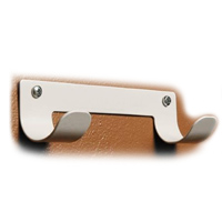 METAL IRONING BOARD HANGER WHITE Minimize closet space needed. 