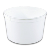 LARGE DISPOSABLE ICE BUCKET 64 oz, White, Packed 200