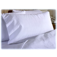 ULTRA PEARL T200 SOLID WHITE POLY/COTTON BLEND Queen Fitted Sheets 12" pocket