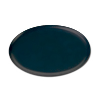 OVAL TRAY 11 1/2" x 15", Black, Packed 1 each