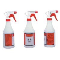 SPRAY ALERT™ SYSTEM SPRAY BOTTLES W/TRIGGER 32 oz./3 pack 