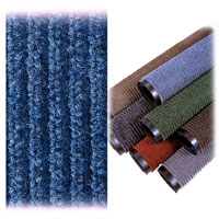 BLUE NEEDLE-RIB SCULPTURED RIB PATTERN CARPET MAT 3' x 4', packed 1 each 