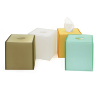 NASSAU COLLECTION  Facial tissue cover, ginger, 5.25 sq. x 5.75, packed 1 each