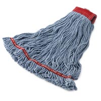 SWINGER LOOP® SHRINKLESS LAUNDERABLE WET MOPS RM Blue large, 5" headband 