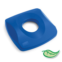 UNTOUCHABLE&reg; BLUE RECYCLING CONTAINERS AND LIDS