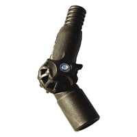 ETTORE® ADJUSTABLE ANGLE ADAPTER Black. Utility poles sold seperately.