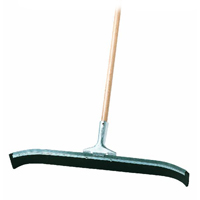 ETTORE® INDUSTRIAL FLOOR SQUEEGEES 24" curved. With scraper edge galvanized steel.