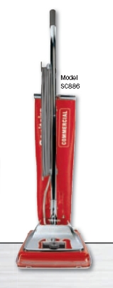 SANITAIRE UPRIGHT VACUUM CLEANERS Model SC886E 12" Vacuum with Shake Out Bag