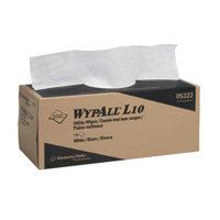 WYPALL® L10 UTILITY WIPERS Pop-up box. 1-ply paper. 12".
