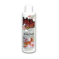 JUICE OUT!® DYE REMOVER Food/drink/cosmetic dye remover. 12/16 oz containers.