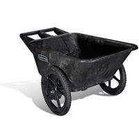 RUBBERMAID® BIG WHEEL® FARM & GARDEN CARTS 7.5cu ft cart 300lb capacity 58x32.75x28.25"