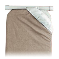 IRONING BOARD REPLACEMENT PAD  1-piece. Khaki color. Fiber construction.