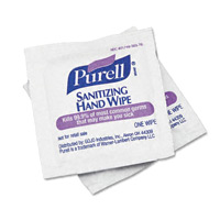 GOJO HAND SANITIZING 5" x 7" WIPES Individually wrapped, (1000) 