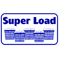 "SUPER LOAD" LAUNDRY SIGN  12"x34" #L745 