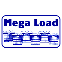 "MEGA LOAD" LAUNDRY SIGN  12"x34" #L746 