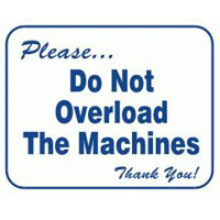 Washing Machine Instructions Do Not Overload Sign Laundromat Business Signs 9x12 Metal Washing Machine Instructions Do Not Overload Sign Laundromat Business Signs 9x12 Metal