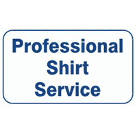 "PROFESSIONAL SHIRT SERVICE" LAUNDRY SIGN 10"x16" #L329 