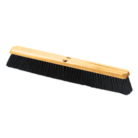 FLO-PAC® MEDIUM FLOOR SWEEP 24" hardwood block. 3" black tampico bristles.