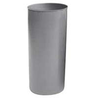 GRAY RIGID LINERS FOR MARSHAL & CLASSIC ASH/TRASH CONTAINERS Fits 15gal  #8160,8184,8185 12x27.25"