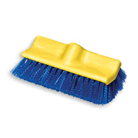 RUBBERMAID® FLOOR SCRUB BRUSH Plastic block, bi-level, polypropylene fill, 10" L