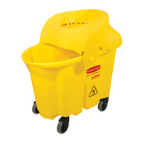 WAVEBRAKE® INSTITUTIONAL MOP BUCKET COMBO 35qt yellow no metal components 18.6x15.9x24.7"