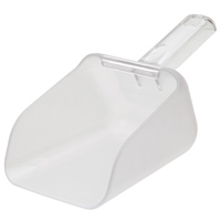 RUBBERMAID® BOUNCER® SCOOPS Clear 32oz contour scoop 