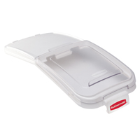 RUBBERMAID® PROSAVE® CLEAR LIDS WITH 32oz SCOOPS Sliding lid for #3603 bin 29x17.2x1.9"