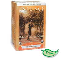 NUMI ORGANIC TEA BAGS BOXED  Moonlight Orange Spice White Tea Packed 6/18