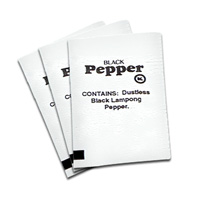 SINGLE SERVING SIZE PEPPER PACKETS Packed 3000 