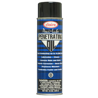 CLAIRE® PENI-LUBE  Packed 12/15 oz aerosal cans. Loosens nuts/bolts. Never dries....